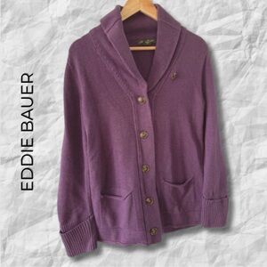 {Eddie Bauer} Shawl Collar Cardigan